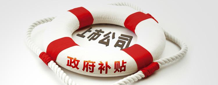 外围买球app官网入口
：政府补助